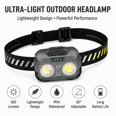 Ultra-Light LED Headlamp