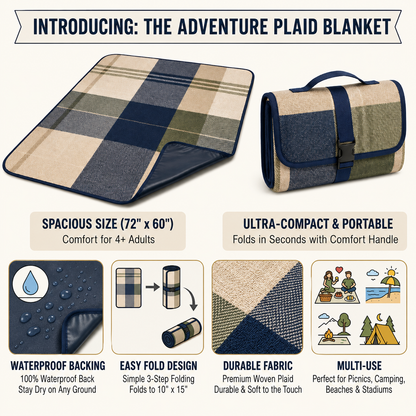 Foldable Waterproof Outdoor Rug