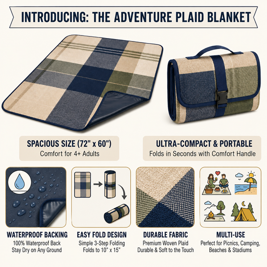Foldable Waterproof Outdoor Rug