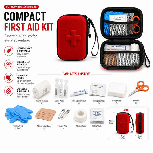 Compact Portable First Aid Kit