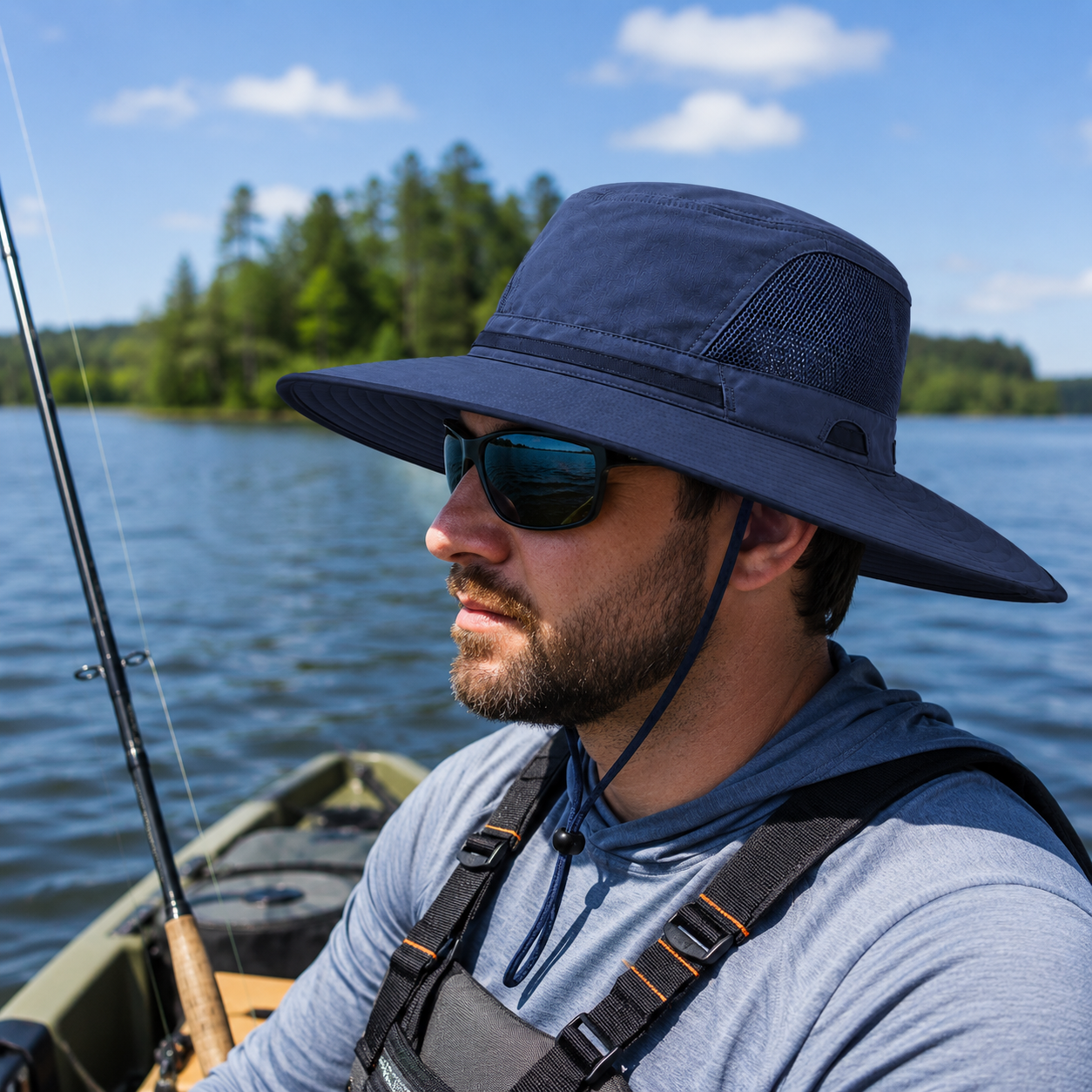 Men's UPF 50+ Outdoor Adventure Hat